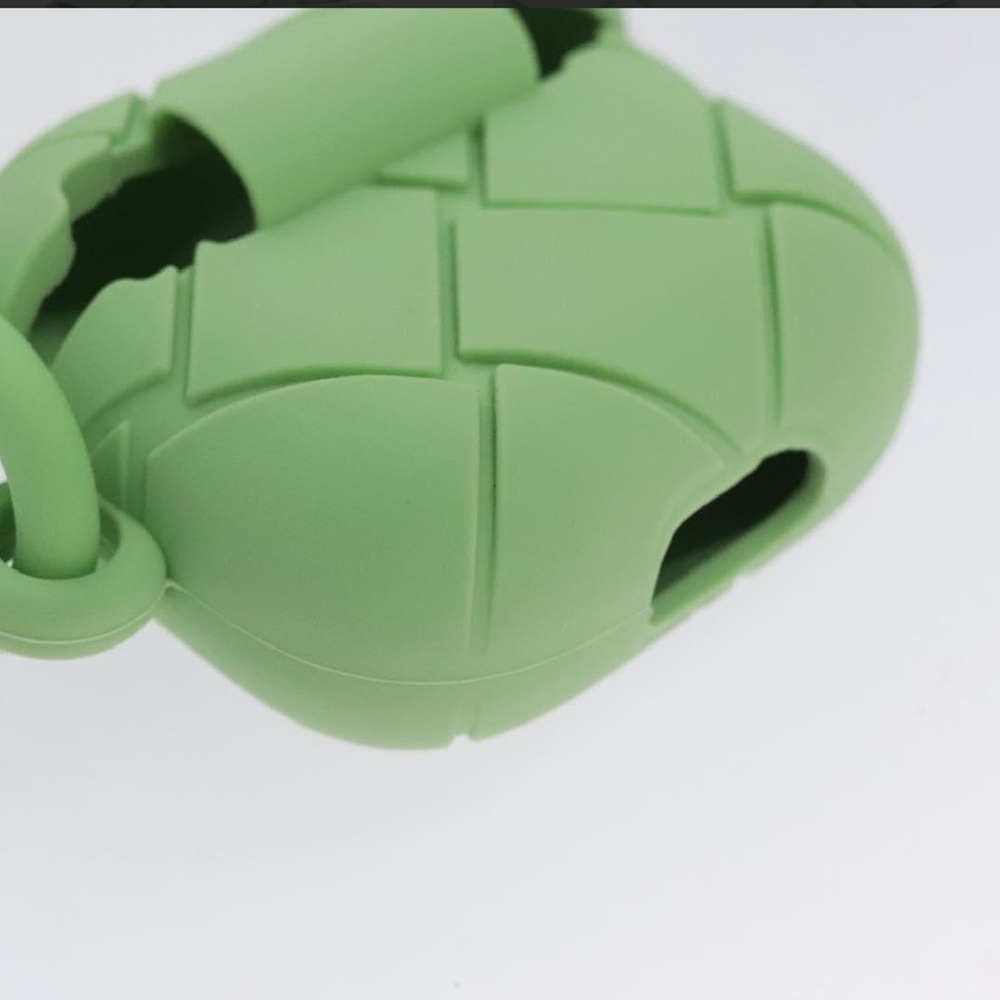 BOTTEGA VENETA Airpods case Shoulder Bag rubber Green NWOT - Picture 11 of 15